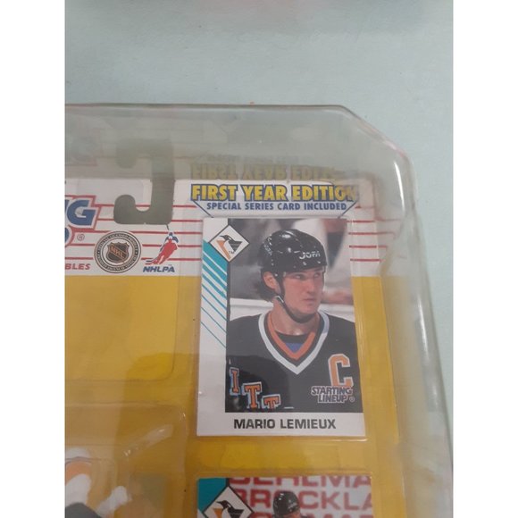 1993 First Year Edition Starting Lineup NHL Mario Lemieux NEW Collectable - Picture 4 of 8